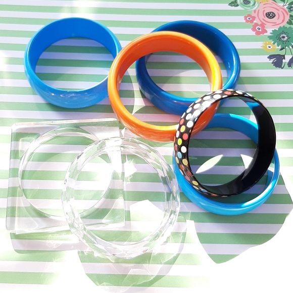 Set of 3 vintage bangles - Picture 6 of 7